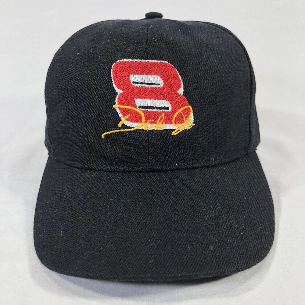 Dale Earnhardt JR #8 NASCAR Racing Hat Cap OSFM One Size Fits Most Black Cursedi